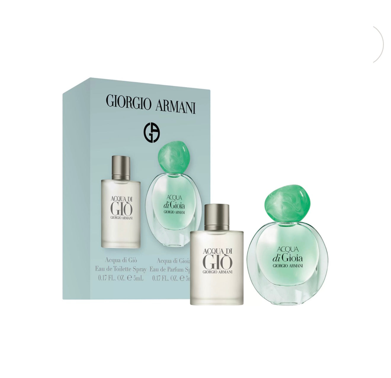 Giorgio Armani 2 Piece Mini Gift Set