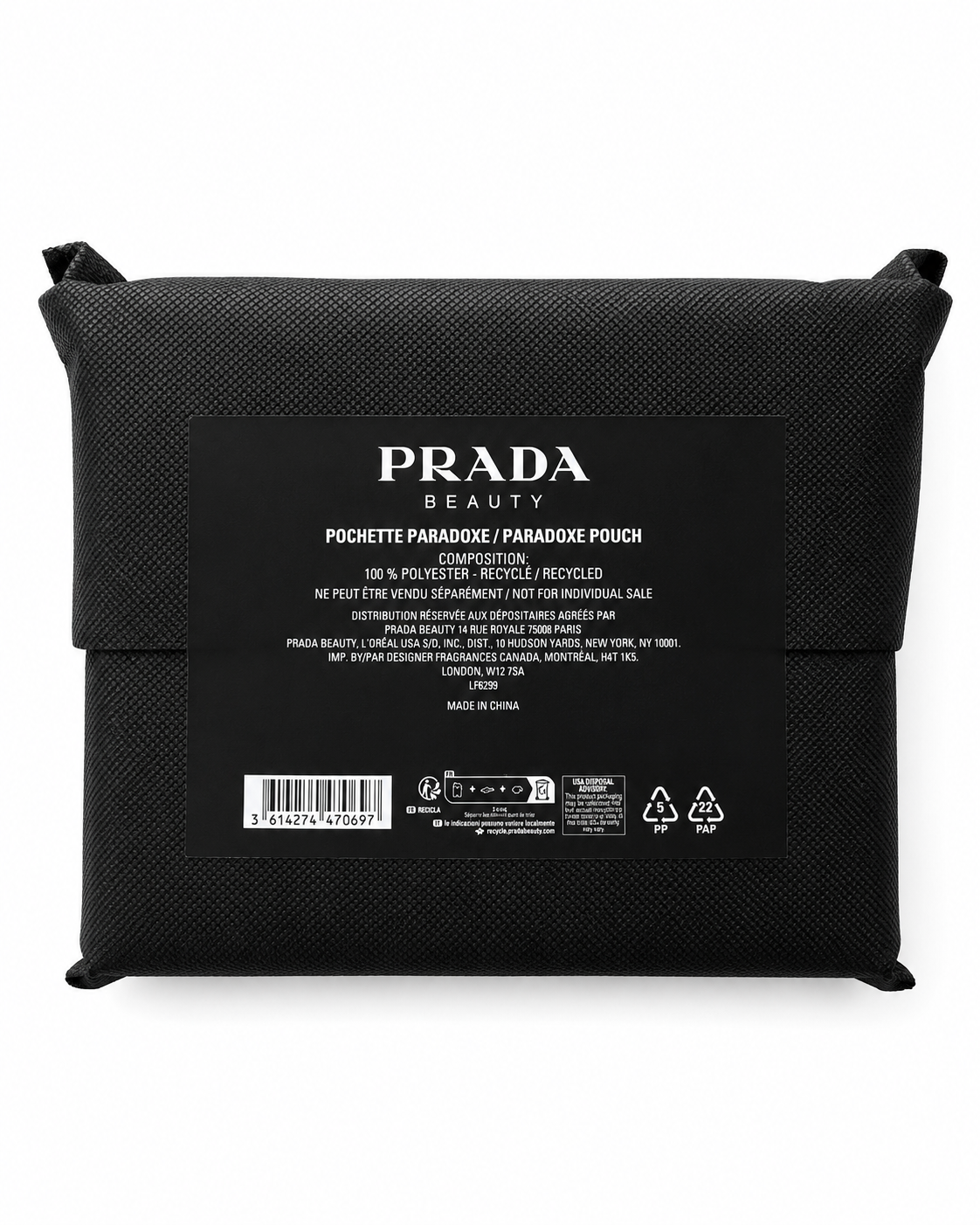 Prada Beauty Paradoxe Vanity Case – Pink & Black