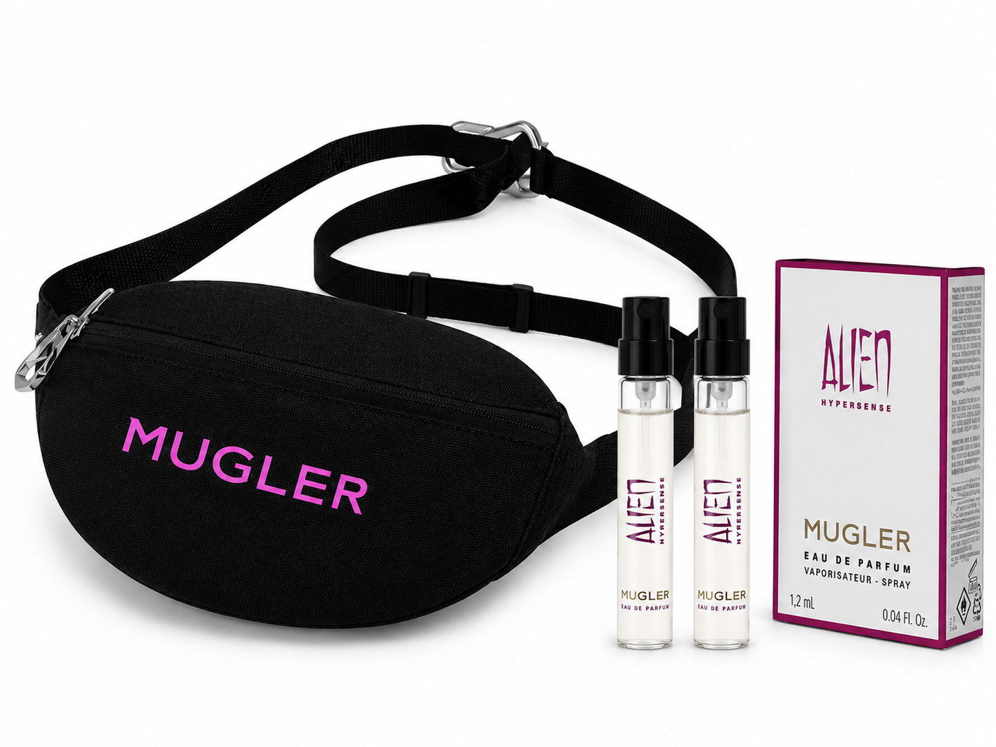 Mugler Alien Travel Belt Bag Set