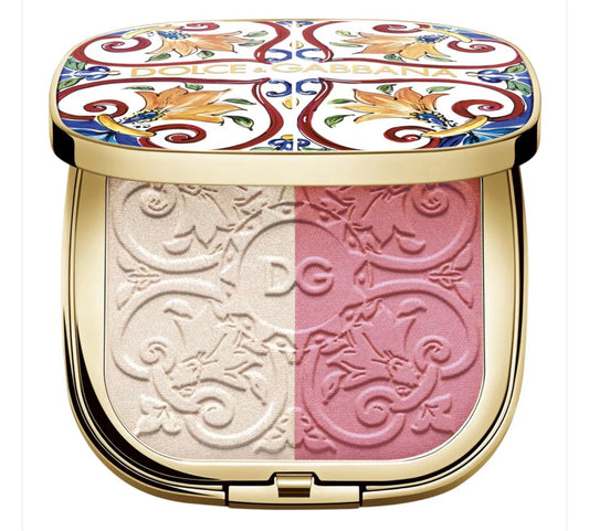Dolce & Gabbana Illuminating Powder Duo Blush- Solar Glow