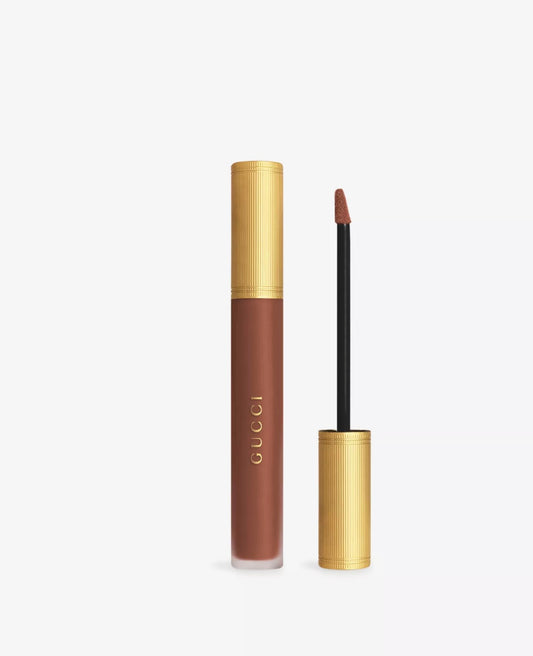 Gucci Rouge À Lèvres Liquide Mat Lipstick – Lucy Dark Orange 308