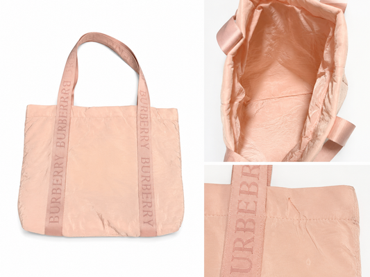 Burberry Parfums Pink Tote Bag
