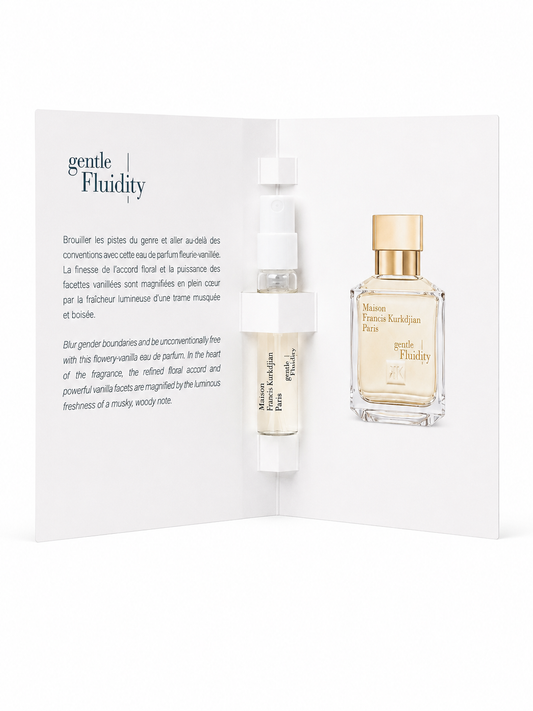 Maison Francis Kurkdjian Gentle Fluidity Gold Eau de Parfum 2 ML Sample Card