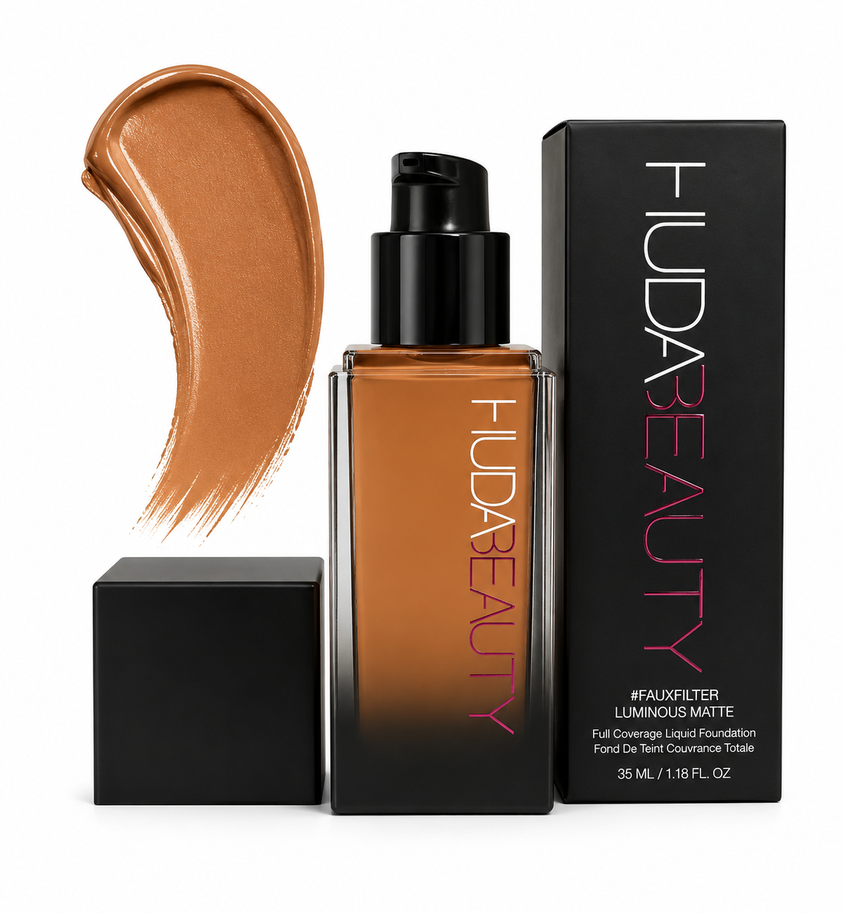 Huda Beauty #FauxFilter Luminous Matte Liquid Foundation – Gingerbread 430N