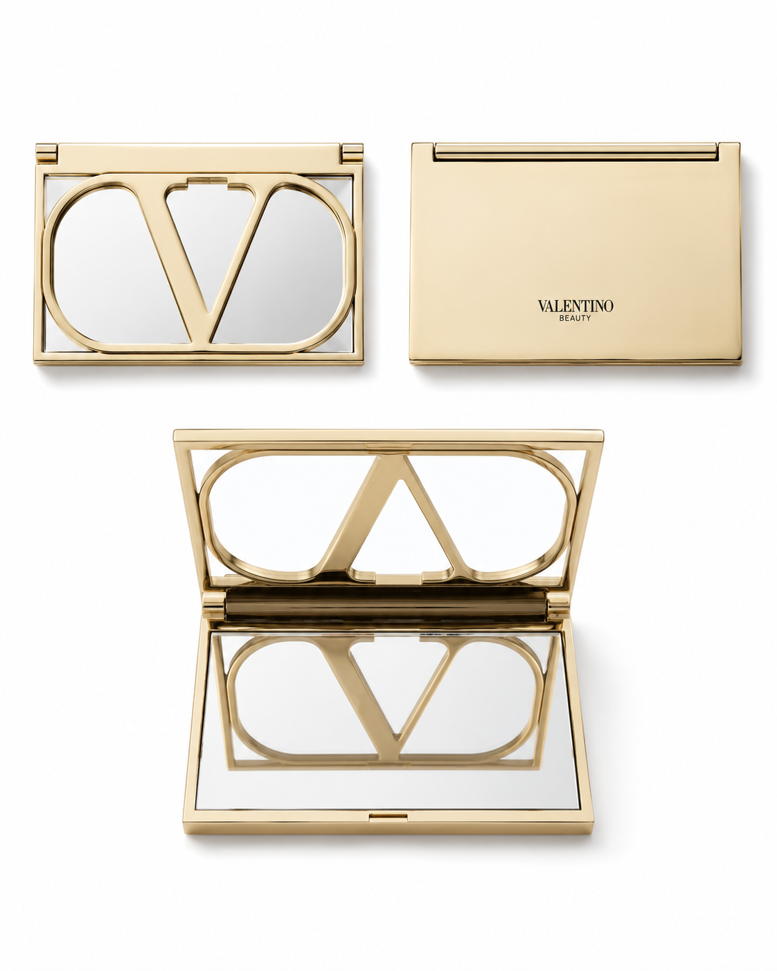 Valentino Beauty Gold Compact Mirror