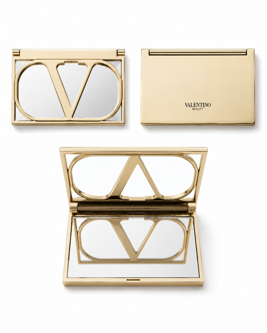 Valentino Beauty Gold Compact Mirror